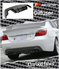 Carbon Fibre 3D type Rear Bumper Diffuser fits 2004-10 BMW E60 5-Series M Sport