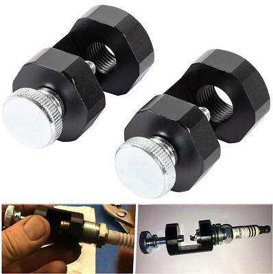 DR-Auto 12mm & 14mm Universal Spark Plug Gap Tool & Caliper - Aluminum Gap Gauge For Precision Tuning