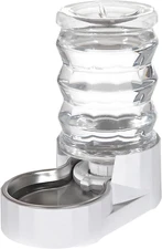 Automatic 3L Pet Waterer, Gravity Stainless Steel Water Dispenser, 100% Bpa-Free