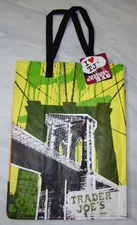 New Trader Joe's New York Brooklyn Bridge Reusable Mystery Bag Shopping Grocery