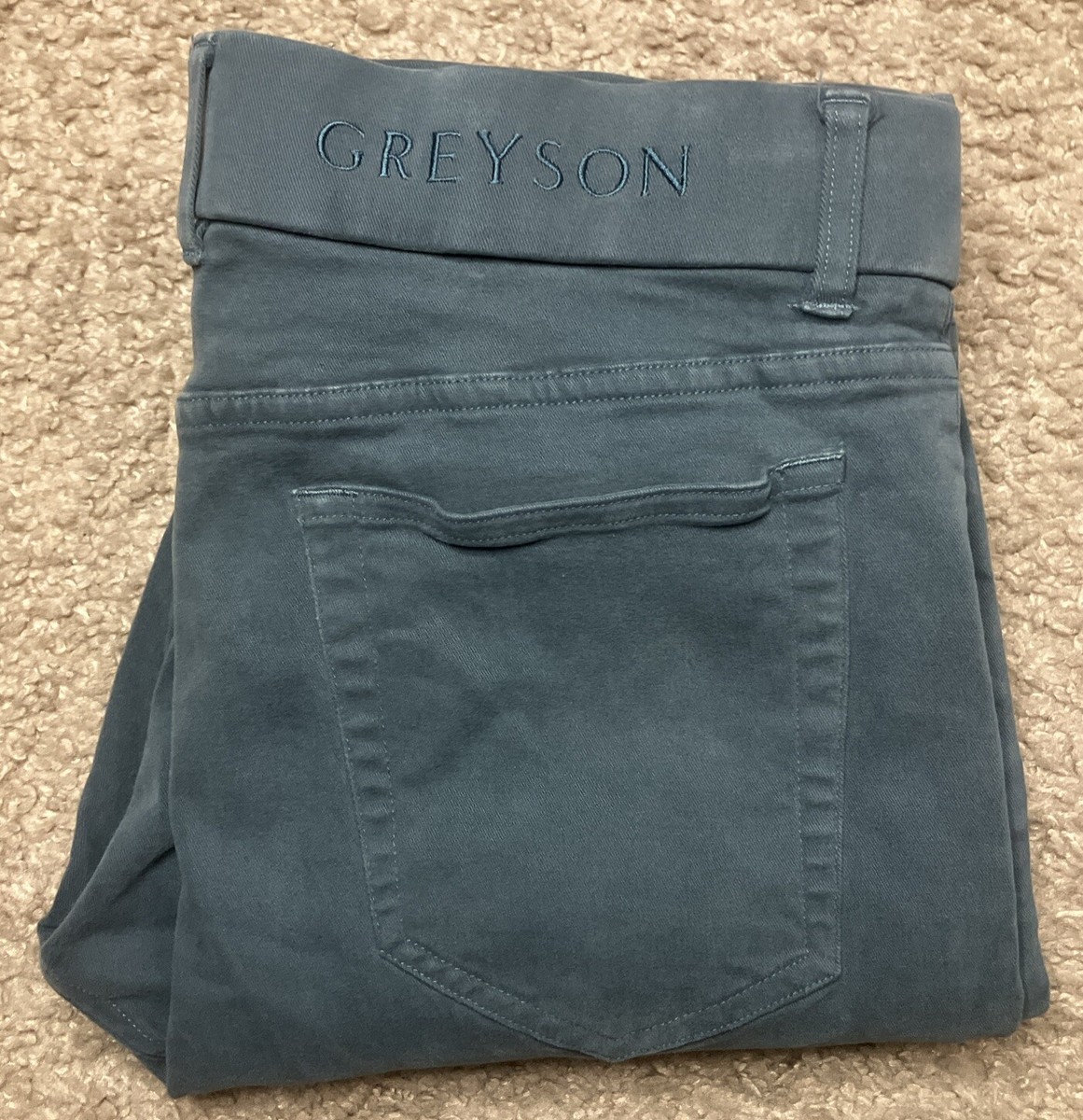 Greyson Amagansett Stretch Golf Pants Blue 5 Pocket Men's Size
