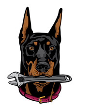Doberman Sticker Decal