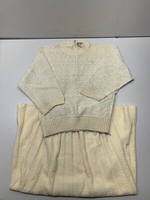 Vintage Kims Kimberly Knitwear 100% Pure Virgin Wool Sweater & Dress
