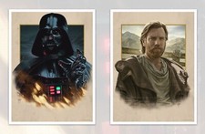 BEN OBI WAN KENOBI DARTH VADER STAR WARS  Print Set JUAN CARLOS RUIZ BURGOS