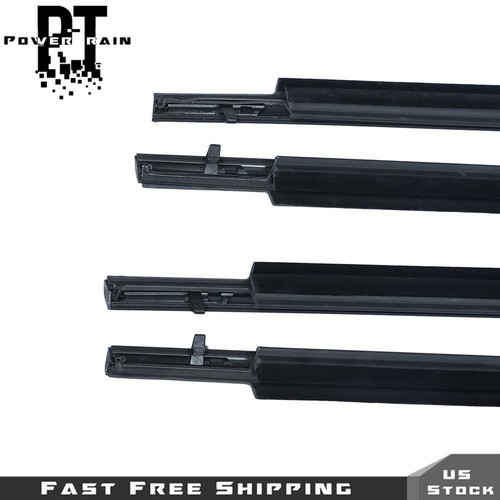 4PCS Window Moulding Trims Weatherstrip Seal Belt For Toyota Camry 2007 08 09-11 - Foto 14 di 15