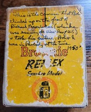 Kodak Brownie Reflex Synchro Model 173 Camera With Box Vintage