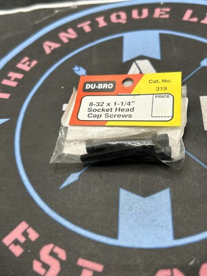 Du-Bro / Dubro. 319 8-32 x 1-1/4'' Socket Head Cap Screws