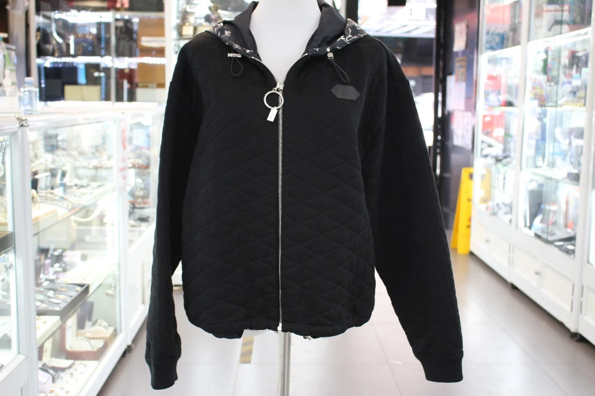 Louis Vuitton Quilted Zip Up Hoodie size M