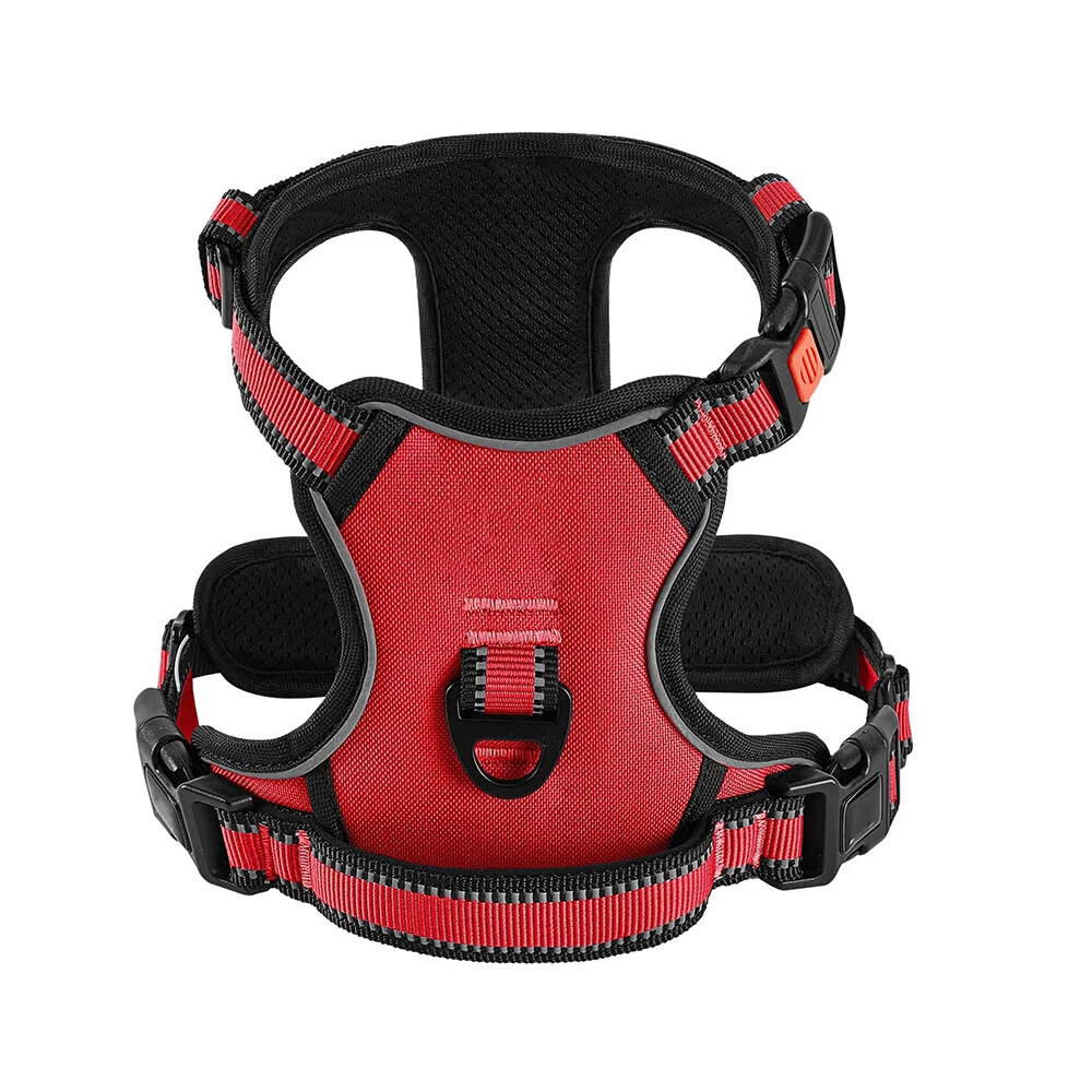 Dog Harness No-Pull Pet Harness Adjustable Outdoor Pet Vest reflection