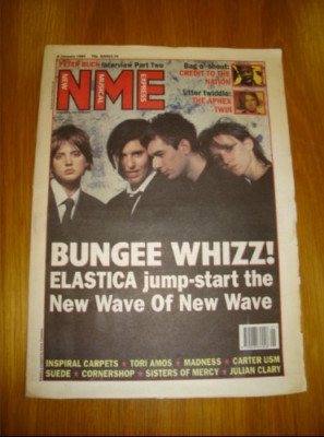 NME 1994 JAN 8 ELASTICA APHEX TWIN CREDIT TO THE NATION