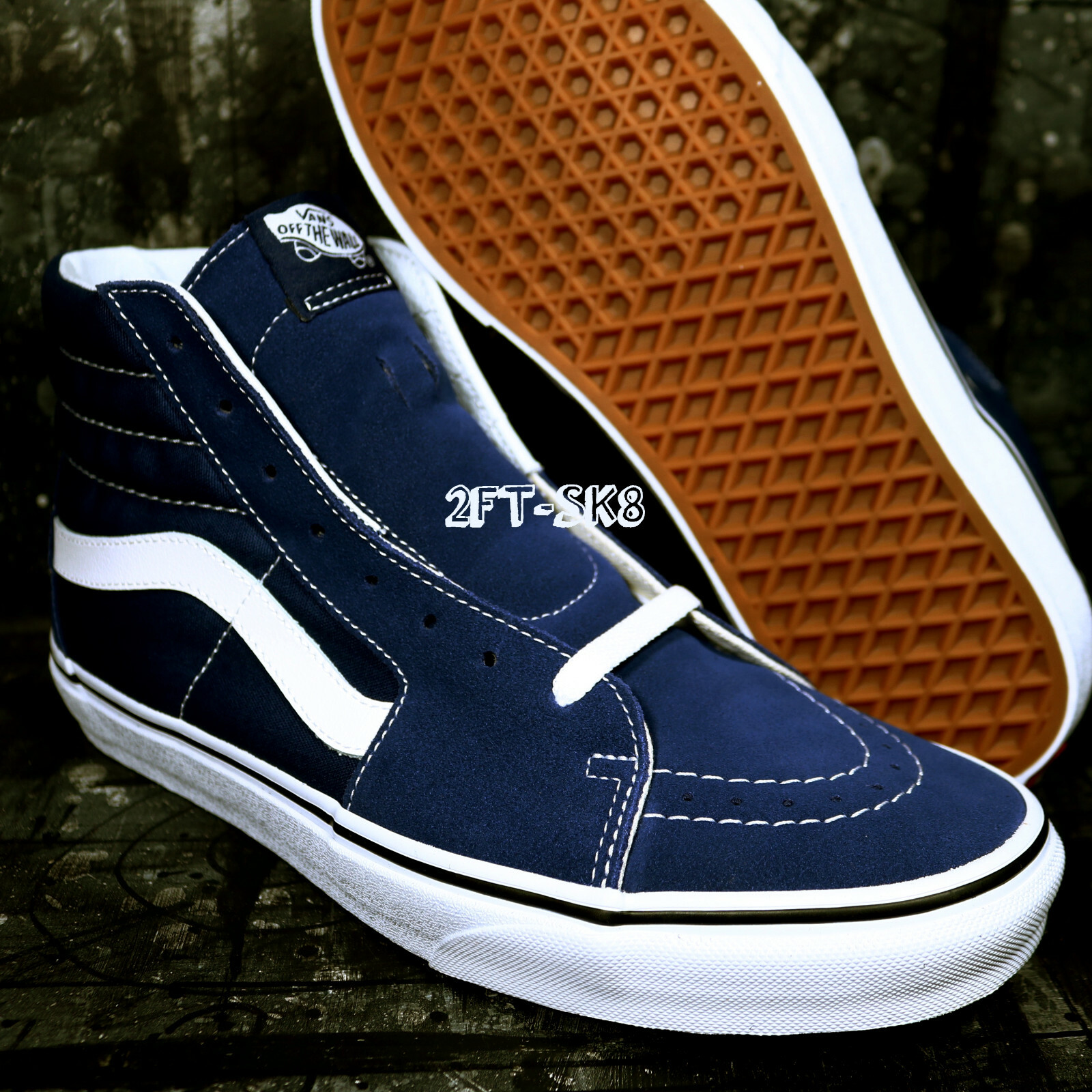 vans sk8 hi estate blue