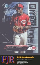 2018 Bowman ##-TT Taylor Trammell  Chrome Hashtag Trending Cincinnati Reds
