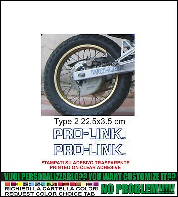 Aufkleber Prolink Modell 2 Set Kompatibel