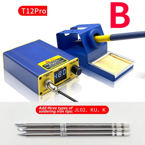 T12 Pro Soldering Iron Station Welding Set Heating Solder Intelligent Digital - Picture 10 of 14
