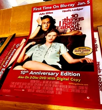 10 Things I Hate About You: 10th Anniversary Movie Poster-NEW-Original-27" x 40"