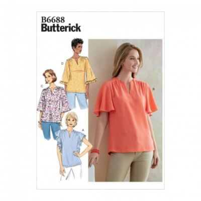 Butterick Schnittmuster 6688 E5 (14-16-18-20-22)