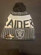 2017 NFL Sideline Knit Hat Las Vegas Raiders New Era On-Field Beanie