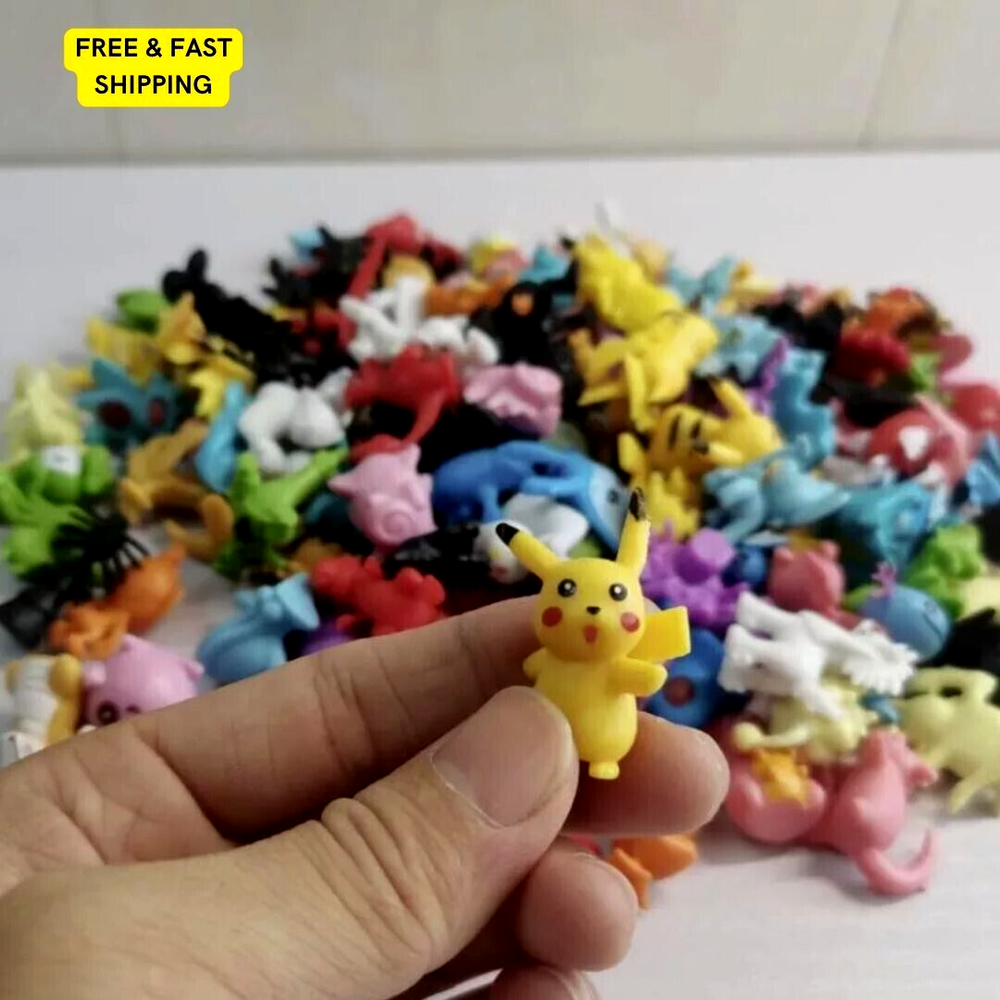 144Pcs Pokemon Toys Lot Action Figure Anime Doll Kids Party Xmas Gift Christmas