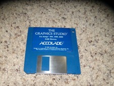 The Graphics Studio Commodore Amiga 500, 1000, 2000 Program on 3.5" disk 512K