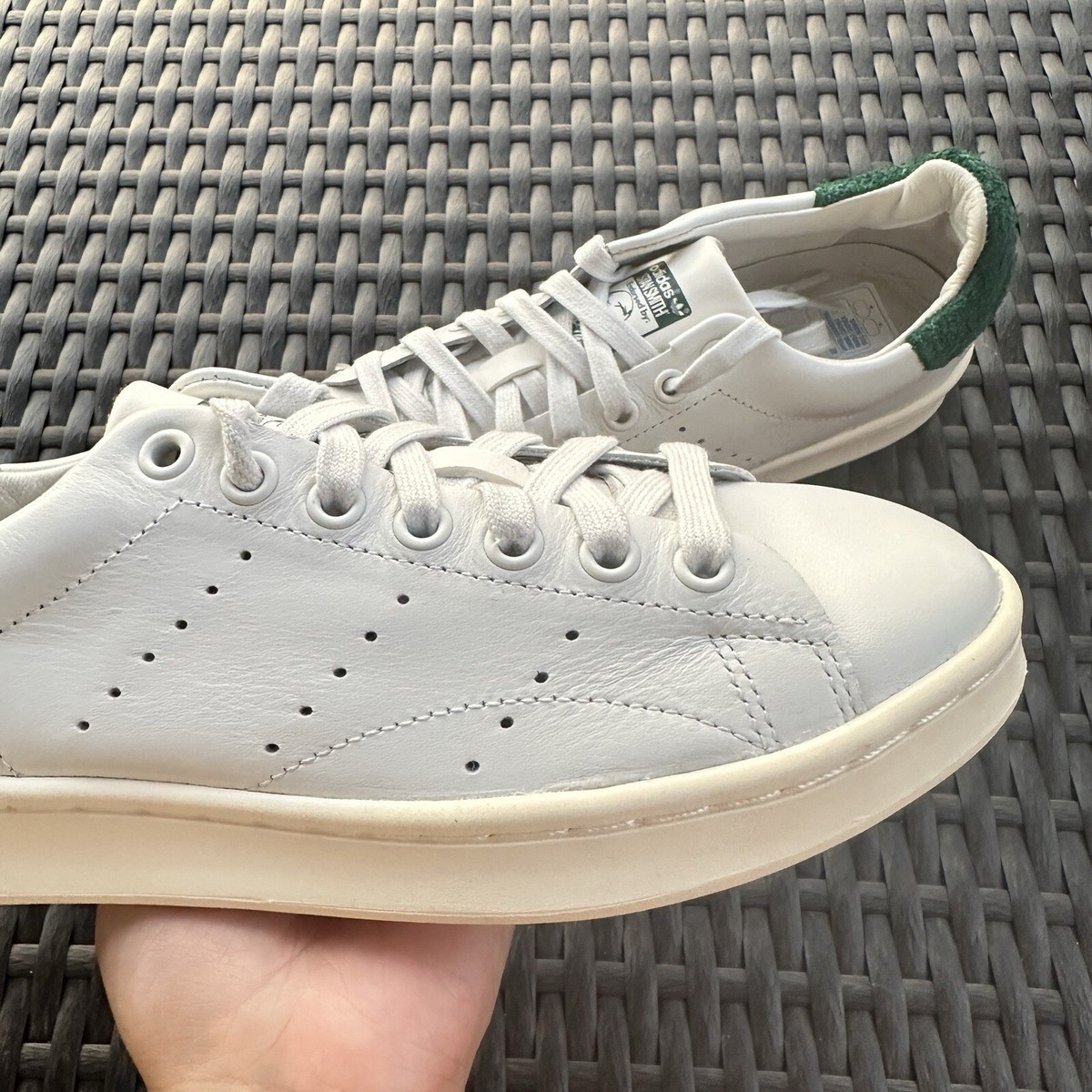 Adidas Stan Smith White Collegiate Green Men\'s Athletic Shoes Q46123 Size 6.5 Men main image 3