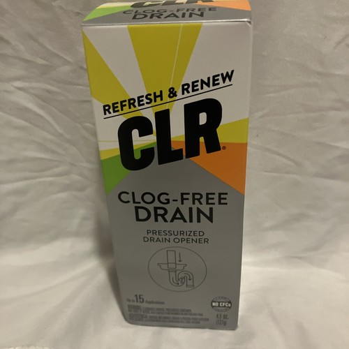CLR Power Plumber Pressurized Drain Opener 4.5 Oz UP TO 15 USES Free