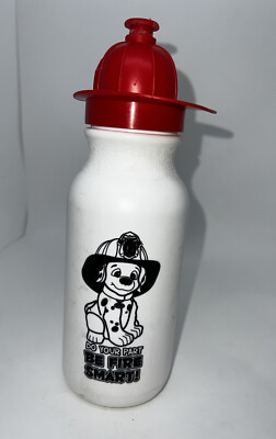 Do Your Part, Be Fire Smart! 2-Sided Fire Helmet Water Bottle 20-Oz