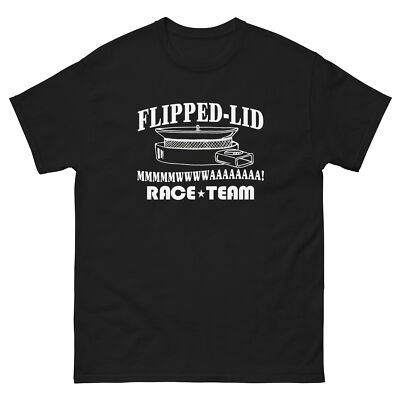 FLIPPED LID RACE TEAM T SHIRT AIR CLEANER THERMOQUAD QUADRAJET CARBURETOR CARB