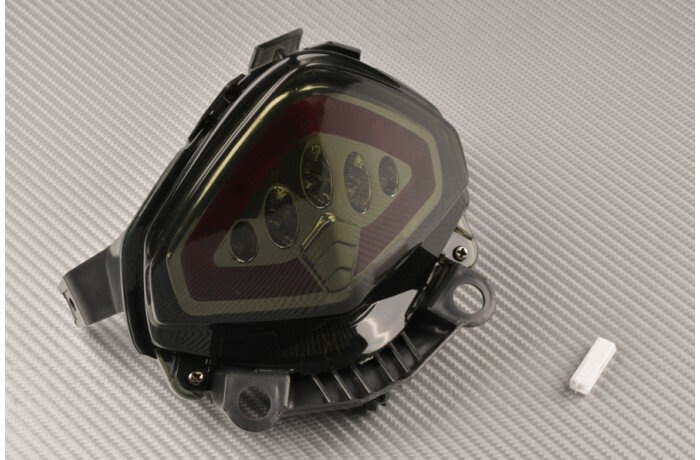 Feu arrière teinté avec clignotants pour moto Honda CBR 500 R 2013-2015