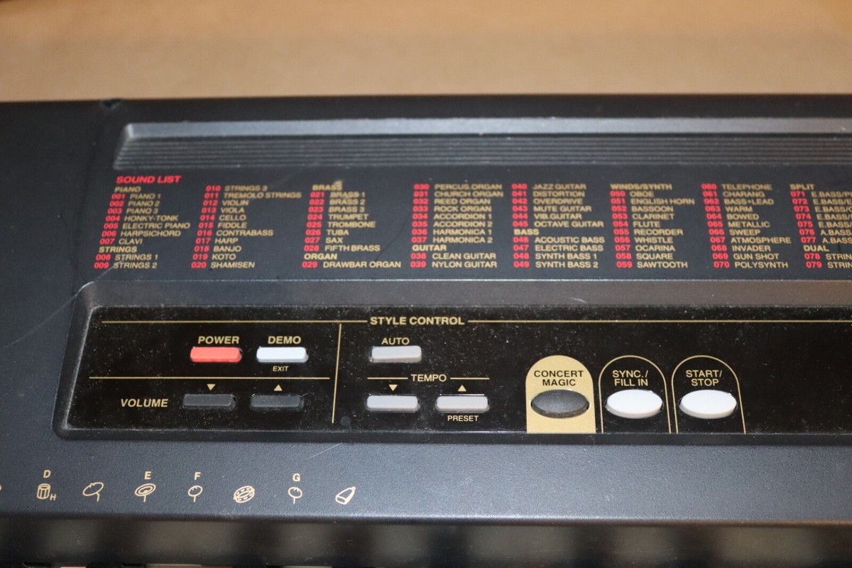 Kawai X120 Synthesizer 61 Keys. Adapter, audio wire, foot