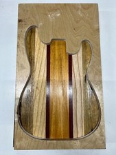 Multispecies Guitar body blanks 7 Piece Glued 21" x 14 "x 1-3/4" 10-13 LBS