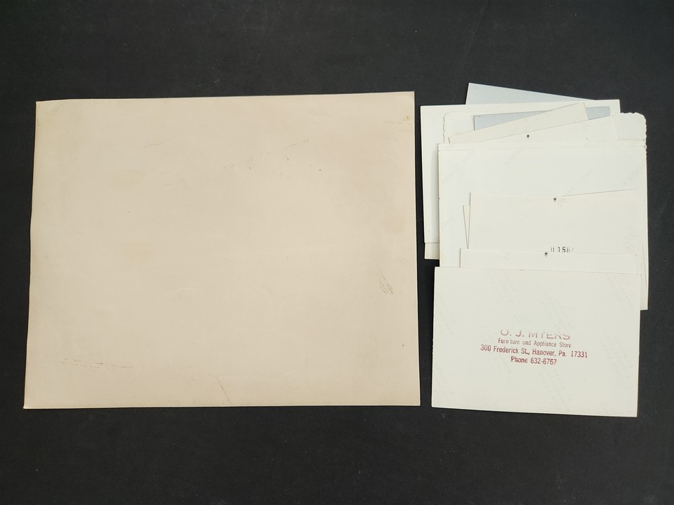 LOT vintage O J MYERS FURNITURE APPLIANCES york pa PHOTOGRAPHS 14pc eBay