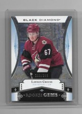 2016-17 UPPER DECK BLACK DIAMOND LAWSON CROUSE ROOKIE GEMS 208/399  