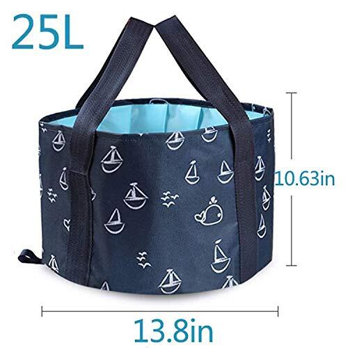Collapsible Bucket for Soaking Feet, Portable Travel Foot Bath Tub, Foot - Picture 3 of 8
