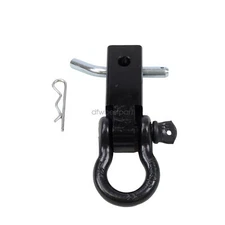 2" Trailer Hitch Receiver - 3/4" D Ring Bow Shackle Heavy Duty Off Road Pulling