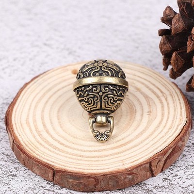 Brass Drop Bell Chinese Good Luck Tinkle Bell Charme für Armband und Fußkettchen