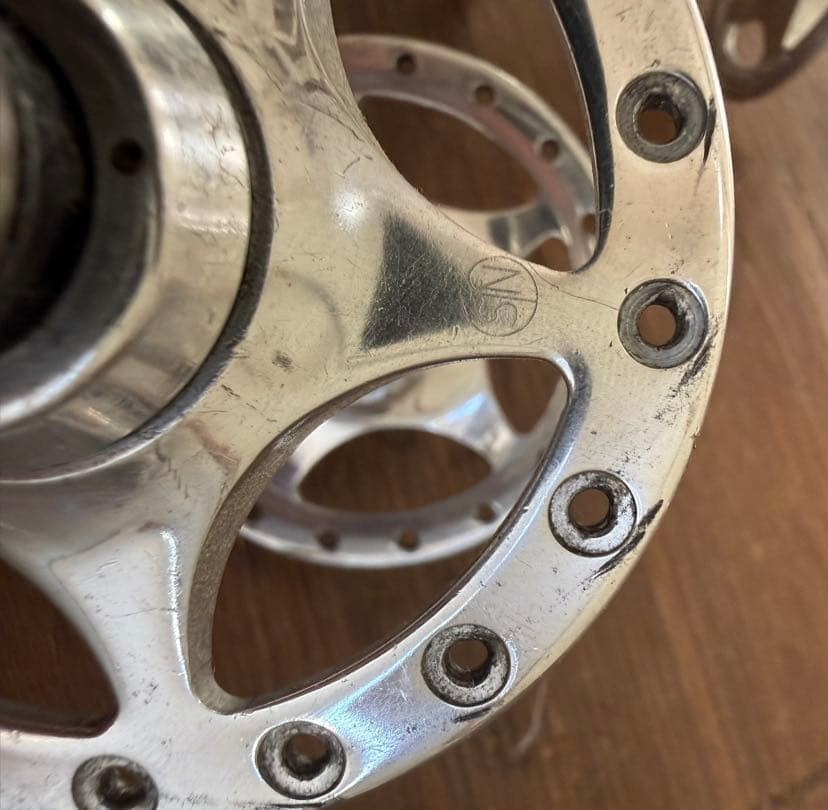 Campagnolo C-Record Sheriff Star Hub 36H F100 R121 Set NJS