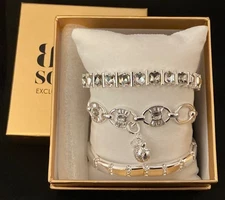 BP Gem Society Holiday Stack “Tinsel And Treasure” ST94605  Silver