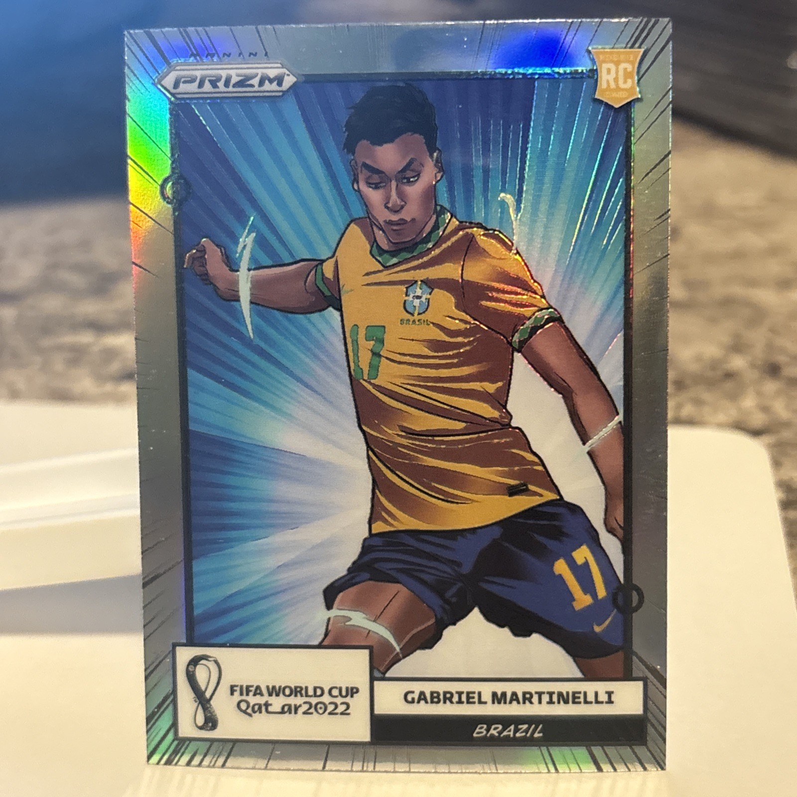 2022 Panini Prizm World Cup Qatar - Manga Gabriel Martinelli #4
