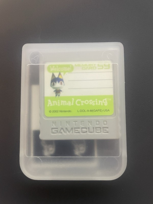 Nintendo GameCube Memory Card 59 Blocks Animal Crossing 2002 L-DOL-A-M(GAFE)-USA