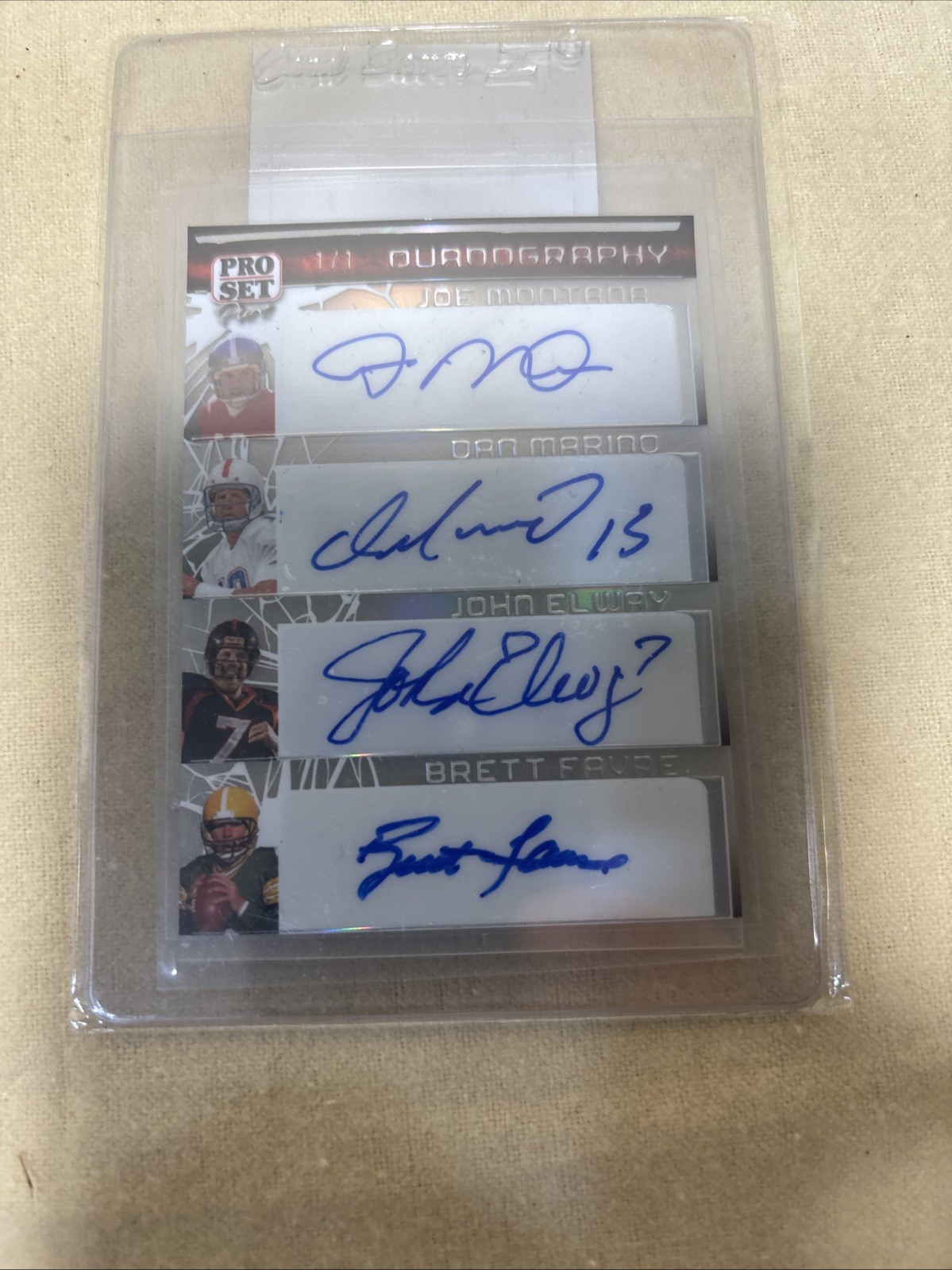 2023 Leaf Pro Set Pure - Quadography Brett Favre, Joe Montana, Dan Marino...