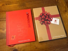 BERNINA 75th Anniversary 500 Embroidery Designs Multi Format CD w/ Red Thread Bk