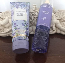 BATH BODY WORKS FRESH CUT LILACS ULTIMATE BODY CREAM FINE FRAGRANCE MIST-NEW