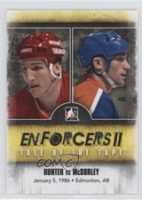 2013-14 ITG Enforcers II Tim Hunter Marty McSorley #154 7p4