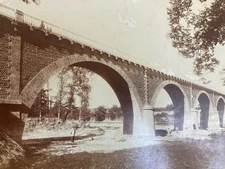 Grande Photo Tirage Albuminé Attribué à Édouard Denis BALDUS 1900 Photographie