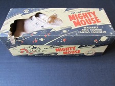 Vintage 50s Mighty Mouse sneakers with box AS IS