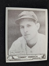 1940 Gum Play Ball Baseball Card # 4 Tommy Henrich - New York Yankees (NM)