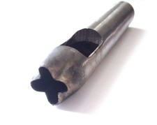 Large X Cross Leather Hole Punch Round Steel Hole Hollow Cutter Punch Set Tool