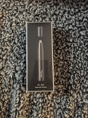 Flyman N1-BK Nose Hair Trimmer Black Rechargeable Type-C Blade Protection