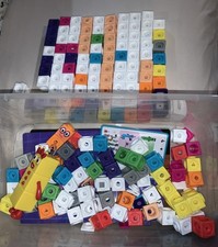 Mathlink Cubes Number blocks Activity Counting Preschool Learning 150 Blocks