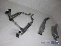 Auspuffanlage Komplett für Mercedes 450 SLC 5.0 + 500 SLC O.Kat C107 1978-1980